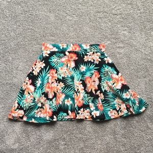Victoria's secret PINK Tropical print skater skirt